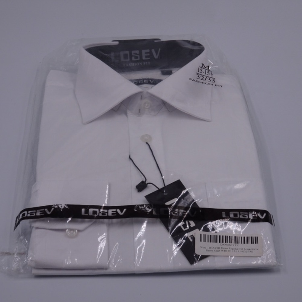 Le Ange Mens Regular Long Sleeve Dress Shirt
